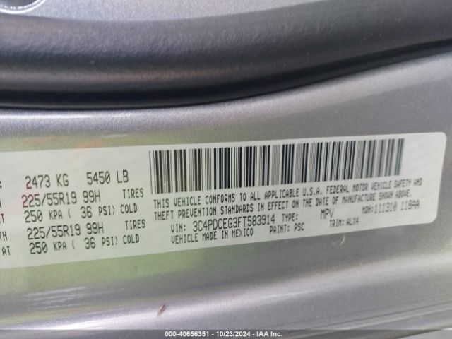 3C4PDCEG3FT583914 Dodge Journey R/t