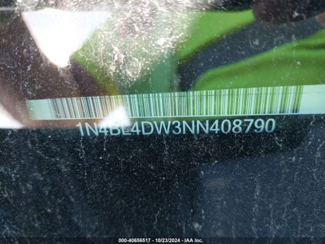 1N4BL4DW3NN408790 Nissan Altima Sv Intelligent Awd