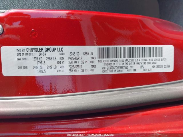 2C4RDGEG4FR597551 Dodge Grand Caravan R/t