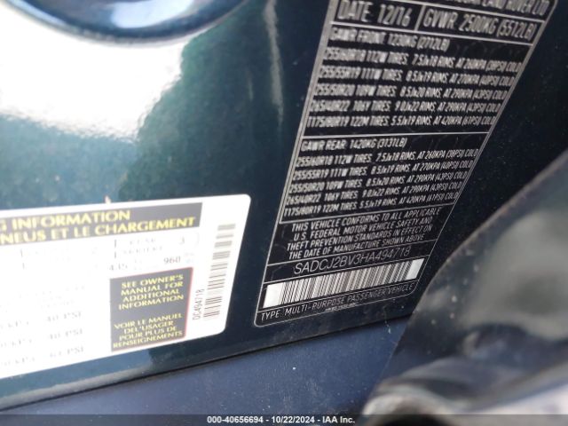 SADCJ2BV3HA494718 Jaguar F-pace 35t Premium