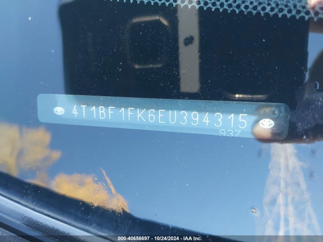 Toyota CAMRY SE 2014 4T1BF1FK6EU394315 Image 9