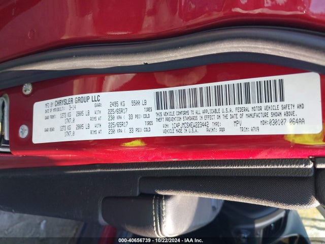 Jeep Cherokee Latitude 2014 1C4PJMCSXEW223442 Image 9