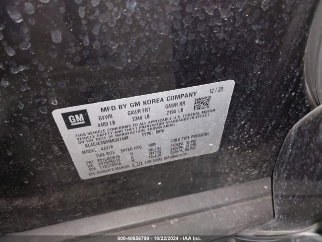 KL4CJESB5MB341498 Buick Encore Awd Preferred