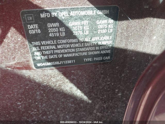 W04GM6SX6J1123811 Buick Regal Sportback Preferred Ii