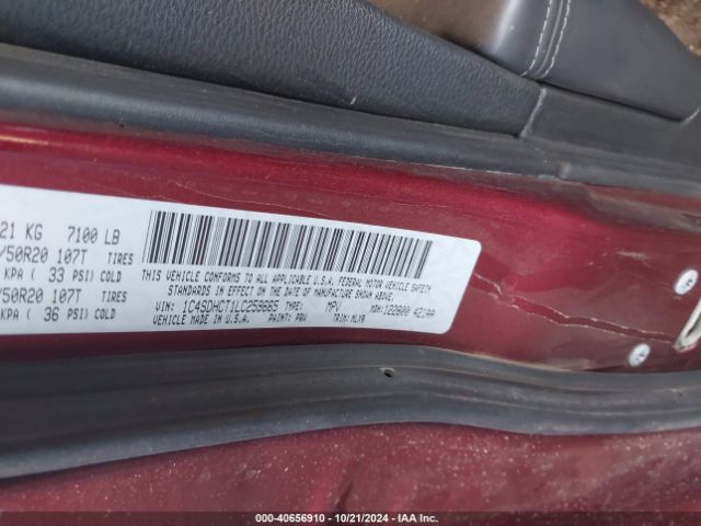 1C4SDHCT1LC259665 Dodge Durango R/t Rwd