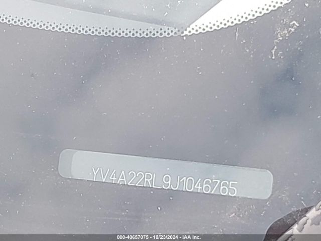 YV4A22RL9J1046765 Volvo Xc60 T6 Inscription
