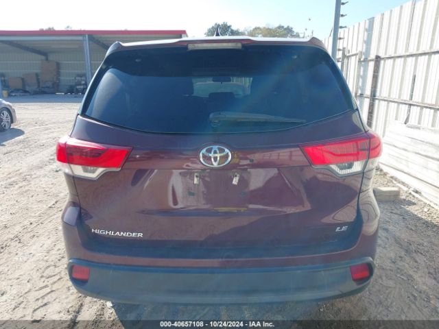5TDZZRFH3JS242911 Toyota Highlander Le Plus