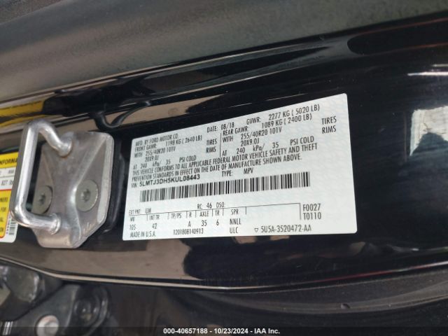 5LMTJ3DH5KUL08443 Lincoln Mkc Reserve