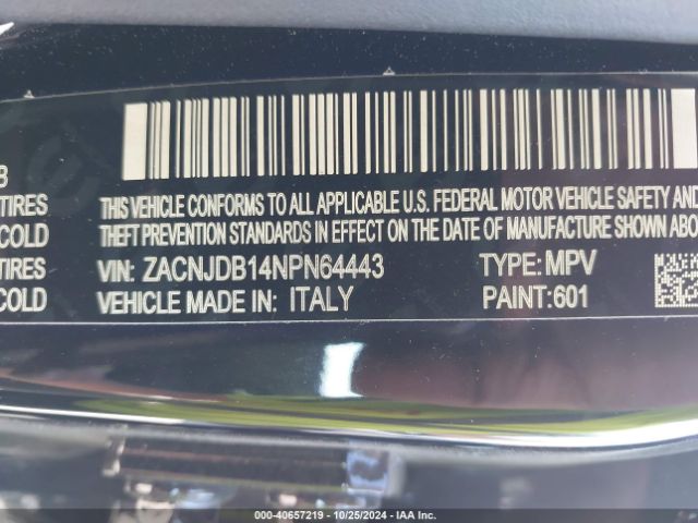 ZACNJDB14NPN64443 Jeep Renegade Latitude 4x4