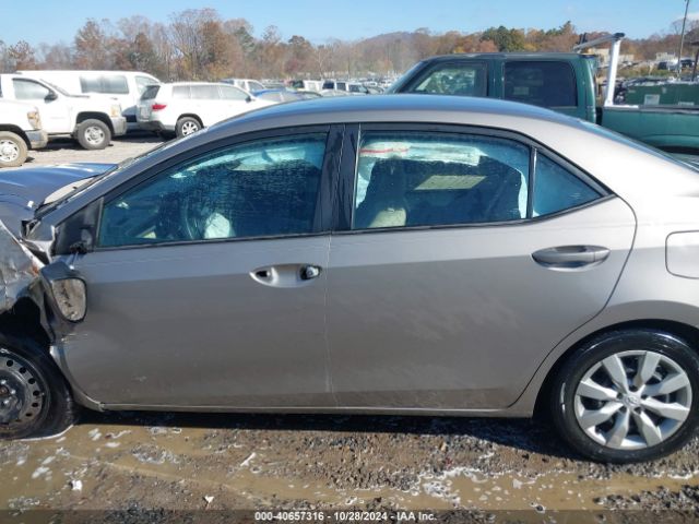 2T1BURHE2EC105167 Toyota COROLLA LE