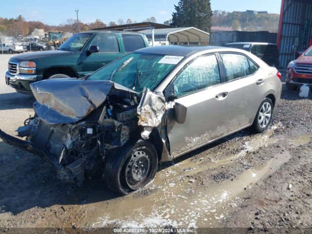 2T1BURHE2EC105167 Toyota COROLLA LE