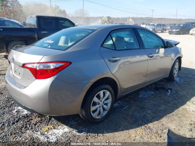 2T1BURHE2EC105167 Toyota COROLLA LE