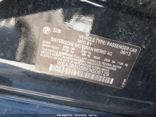 WBA3B5G58ENS06129 BMW 328i Xdrive