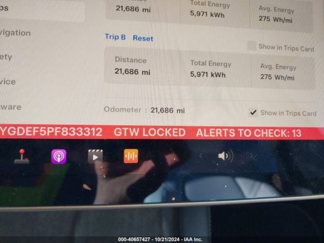 7SAYGDEF5PF833312 Tesla Model Y Performance Dual Motor All-wheel Drive
