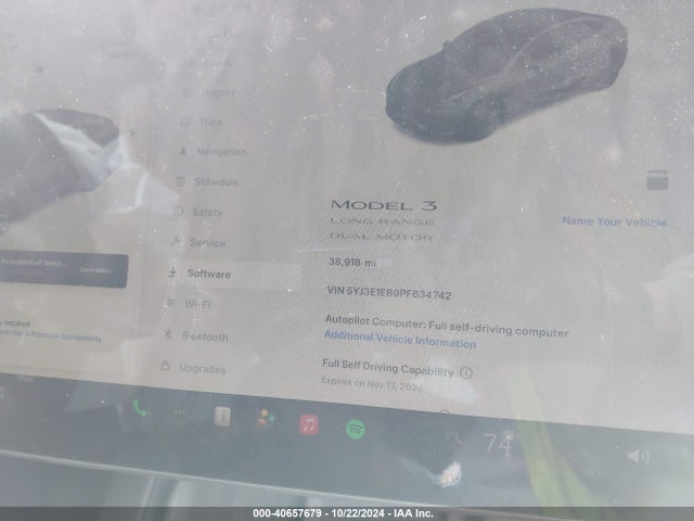 2023 TESLA MODEL 3 5YJ3E1EB9PF634742 Photo 6