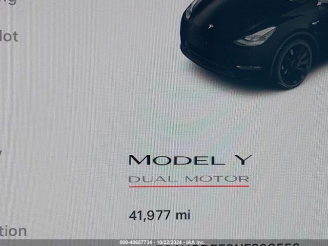 7SAYGDEF8NF398556 Tesla Model Y Performance Dual Motor All-wheel Drive
