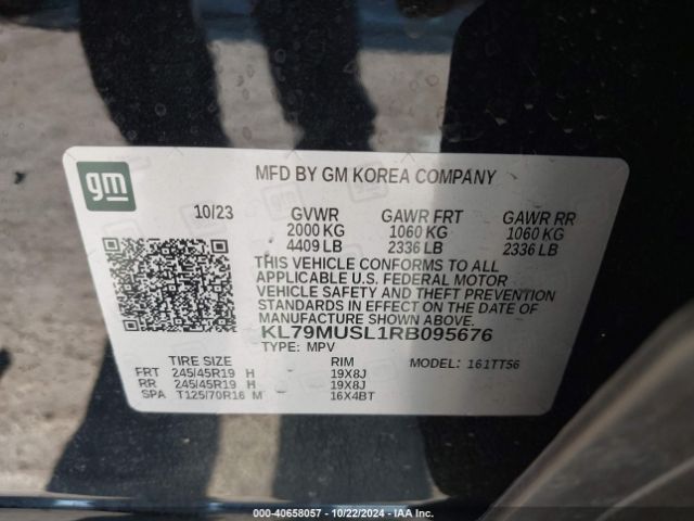 KL79MUSL1RB095676 Chevrolet Trailblazer Awd Rs
