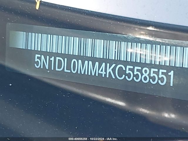 5N1DL0MM4KC558551 Infiniti QX60 PURE
