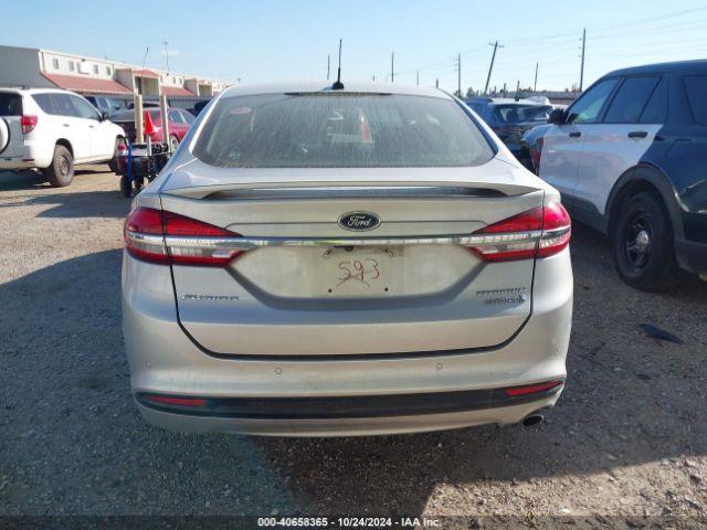 3FA6P0RU0JR120593 Ford Fusion Hybrid Titanium