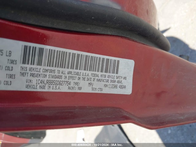 1C4NJRBB5GD627754 Jeep Patriot Sport