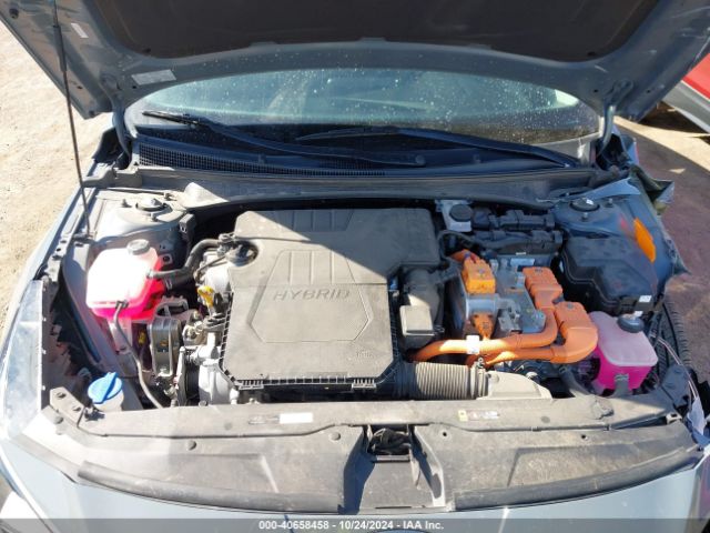 KMHLM4AJ2NU031259 Hyundai Elantra Hybrid Blue