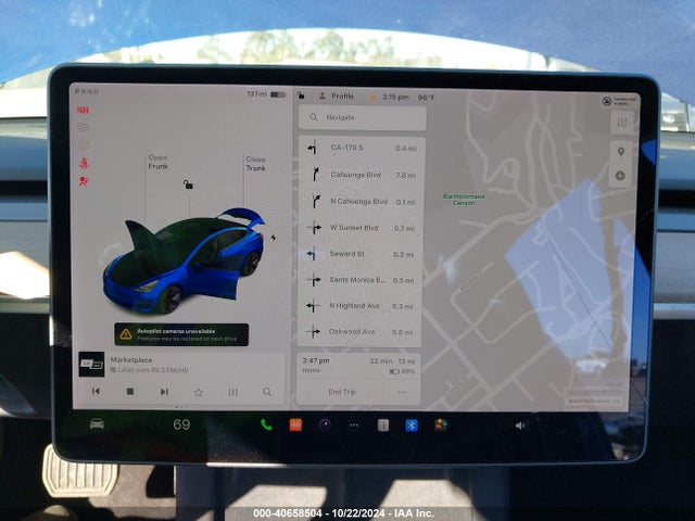 2021 TESLA MODEL 3 5YJ3E1EA1MF921513 Photo 6