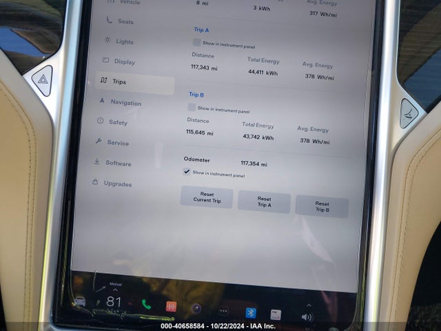 Tesla MODEL X 2016 5YJXCBE21GF002637 Image 15