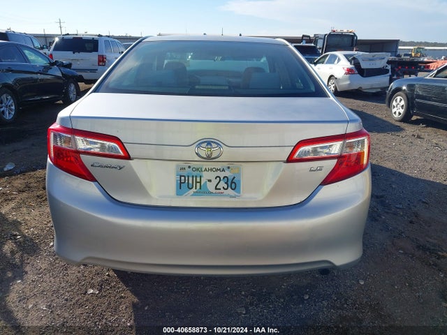 2012 Toyota Camry Le მანქანა იყიდება აუქციონზე, vin: 4T1BF1FK6CU054952, აუქციონის ნომერი: 40658873