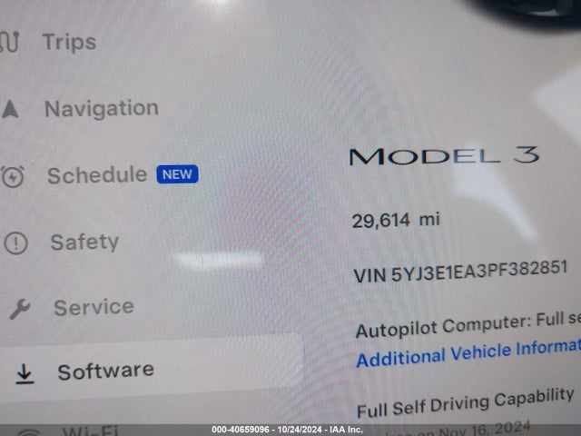Tesla Model 3 Rear-wheel Drive 2023 5YJ3E1EA3PF382851 Image 16
