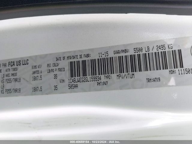1C4BJWEG2GL159934 Jeep Wrangler Unlimited Sahara