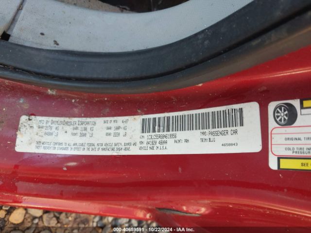 2008 CHRYSLER SEBRING 1C3LC55R68N619956 Photo 8