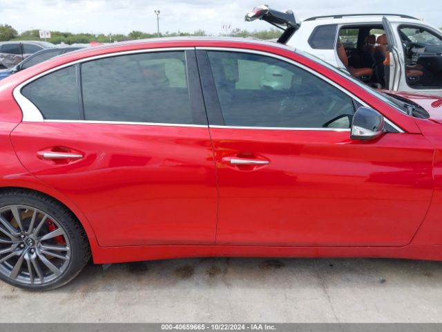 JN1FV7AP3JM461111 Infiniti Q50 3.0t Red Sport 400