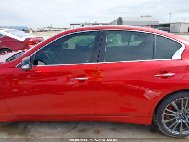 JN1FV7AP3JM461111 Infiniti Q50 3.0t Red Sport 400