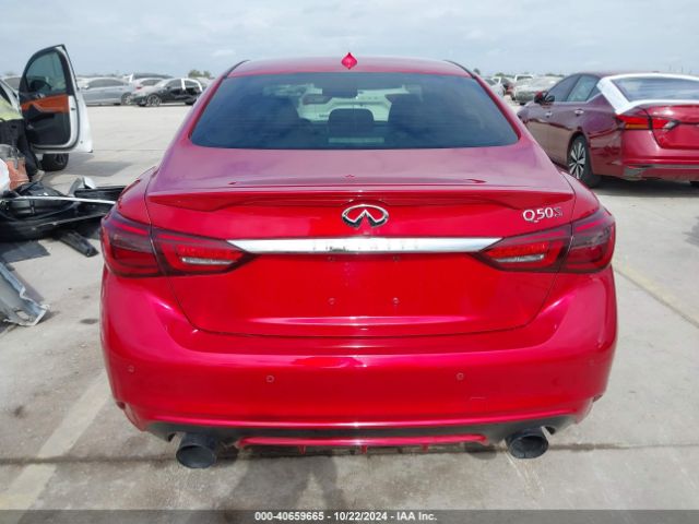 JN1FV7AP3JM461111 Infiniti Q50 3.0t Red Sport 400