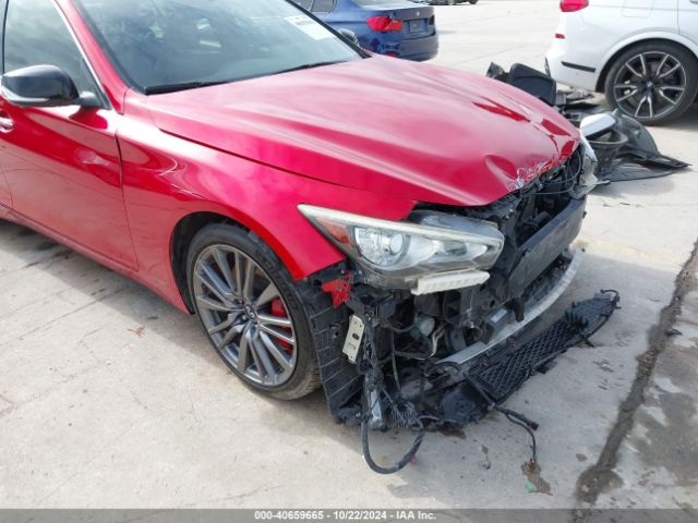 JN1FV7AP3JM461111 Infiniti Q50 3.0t Red Sport 400