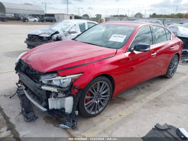 JN1FV7AP3JM461111 Infiniti Q50 3.0t Red Sport 400