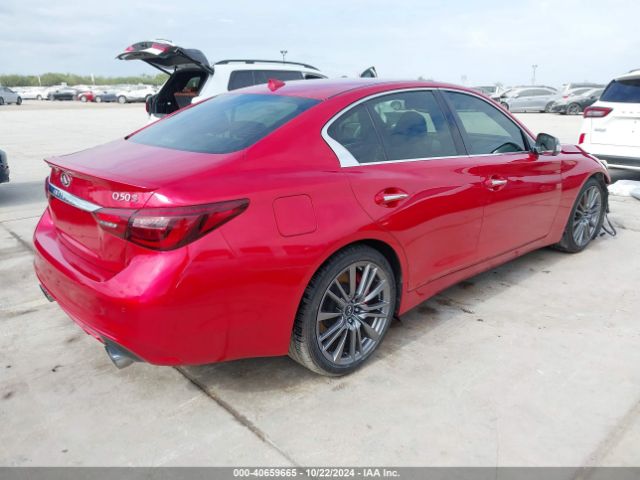 JN1FV7AP3JM461111 Infiniti Q50 3.0t Red Sport 400