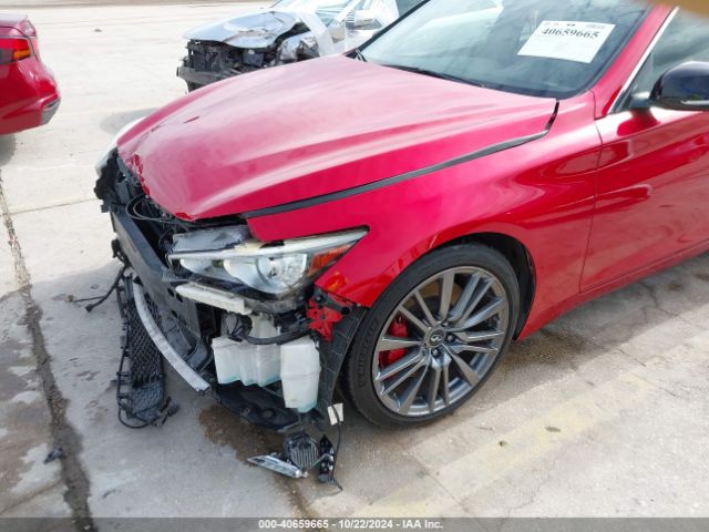JN1FV7AP3JM461111 Infiniti Q50 3.0t Red Sport 400