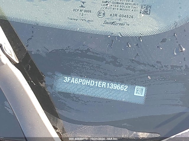 Ford FUSION SE 2014 3FA6P0HD1ER139662 Image 9