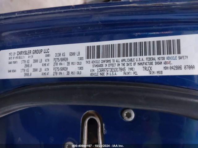 1C6RR7GT3ES317845 RAM 1500 Big Horn