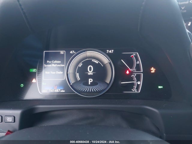 JTHB21B17K2001649 Lexus Es 300h Luxury