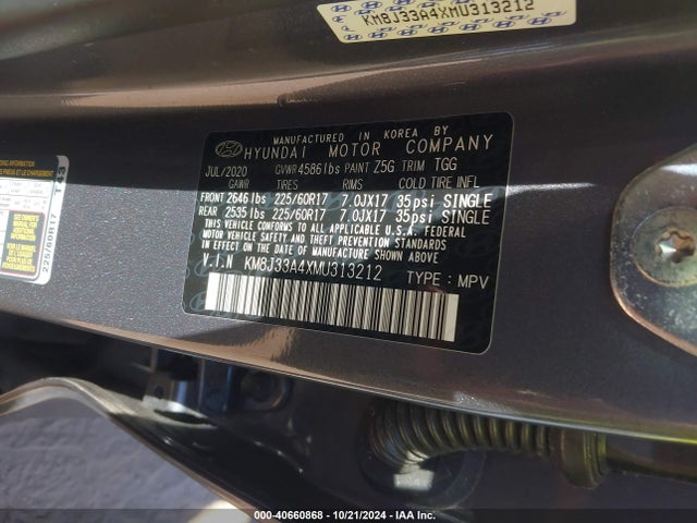 Hyundai Tucson Value 2021 KM8J33A4XMU313212 Image 9