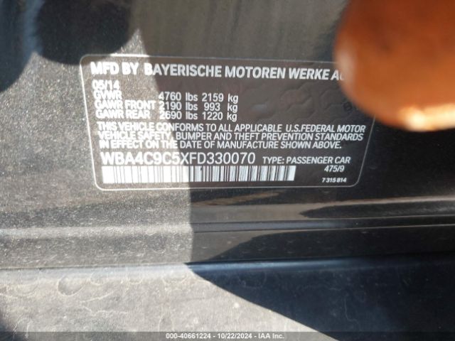 WBA4C9C5XFD330070 BMW 428 Gran Coupe Xdrive