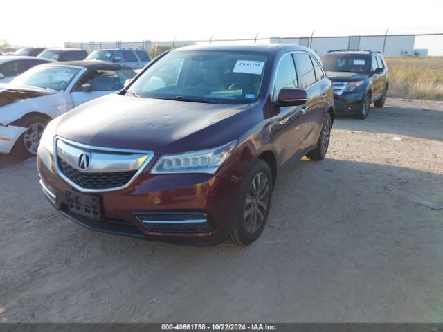 5FRYD4H49GB019095 Acura Mdx Technology   Acurawatch Plus Packages/technology Package