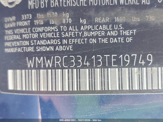 2003 MINI COOPER WMWRC33413TE19749 Photo 8