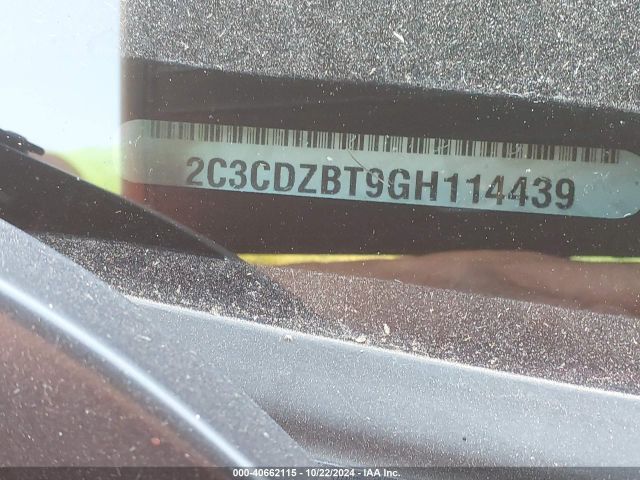 2C3CDZBT9GH114439 Dodge Challenger R/t