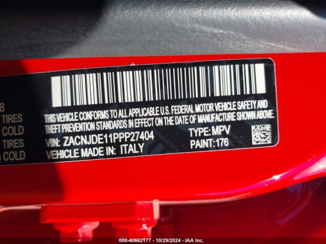 ZACNJDE11PPP27404 Jeep Renegade Altitude 4x4