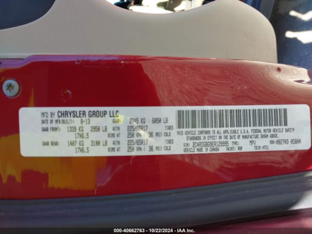 2C4RDGBG9ER129995 Dodge Grand Caravan American Value Pkg