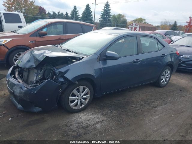2T1BURHE8GC519010 Toyota COROLLA LE