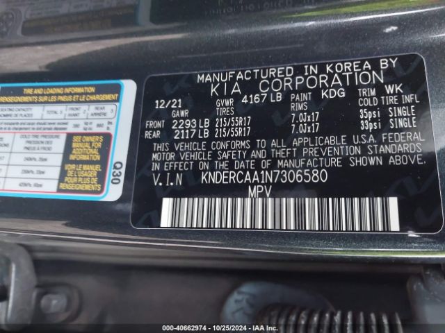 KNDERCAA1N7306580 KIA SELTOS EX